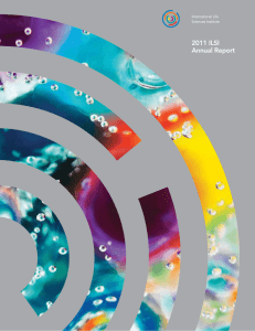 Annual Report - International Life Sciences Institute