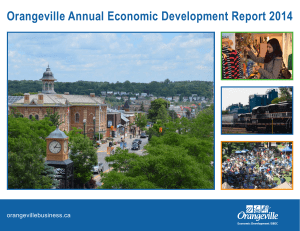 Orangeville Annual Economic Development Report 2014