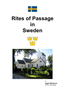 Rites of Passage in Sweden
