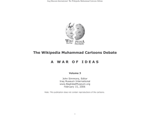Volume 3: The Wikipedia Muhammad Cartoons Debate