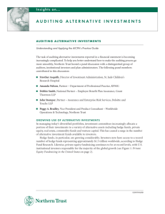 auditing alternative investments