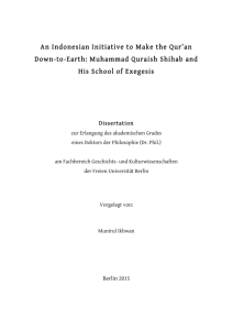 Dissertation_ An Indonesian Initiative to Make the Qur'an Down