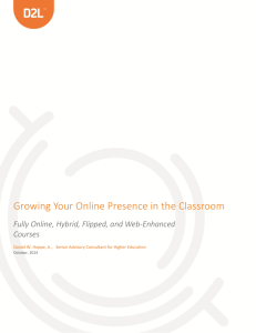 Growing Your Online Presence in the Classroom