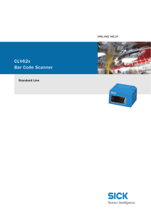 CLV62x Bar Code Scanner Standard Line