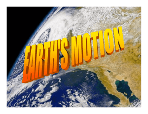 Rotation - Discover Earth Science