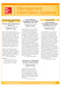 Management Information Systems - McGraw