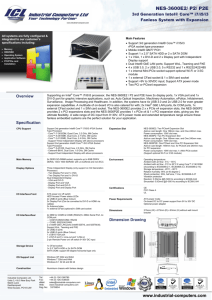 NES-3600E2/ P2/ P2E - Industrial Computers Ltd