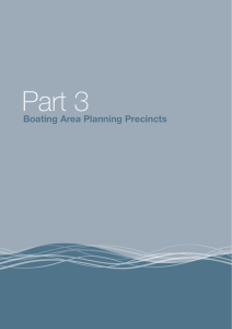 Part 3 Boating Area Planning Precincts