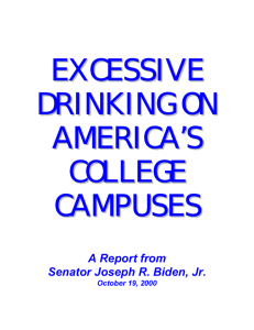 Binge Drinking - Saint Joseph's University
