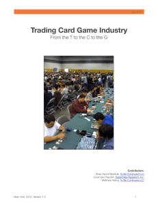 Trading Card Game Industry