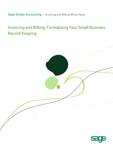 Invoicing and Billing: Formalizing Your Small Business