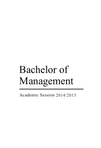 Bachelor of Management