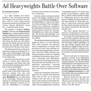 Ad Heavyweights Battle Over Software