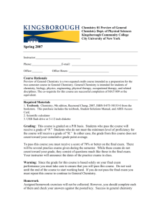 Spring 2007 - Kingsborough Community College