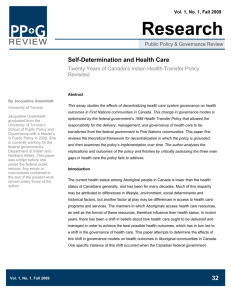 Self-Determination and Health Care