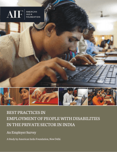 best practices in employment of people with disabilities in the private