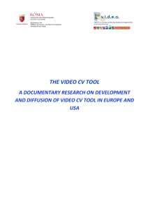 the video cv tool - videocurriculumproject.net