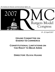 House Committee on Energy & Commerce Constitutional