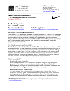 Nike Employee Grant Fund of The Oregon Community Foundation