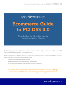 Ecommerce Guide to PCI DSS 3.0