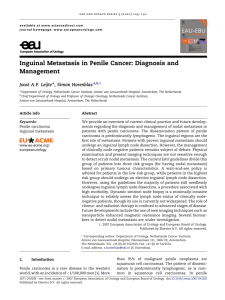 Inguinal Metastasis in Penile Cancer: Diagnosis and - EU-ACME