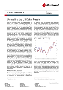 Unravelling the US Dollar Puzzle