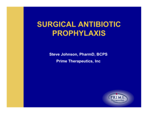 surgical antibiotic prophylaxis