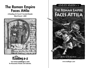 The Roman Empire Faces Attila