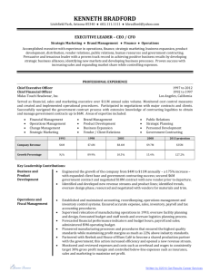 High Level Executive Resume Example - Resume