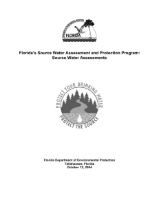Florida's Source Water Assessment and Protection Program: Source