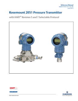 Rosemount 2051 Pressure Transmitter