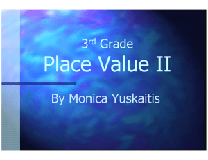 3rd Grade By Monica Yuskaitis