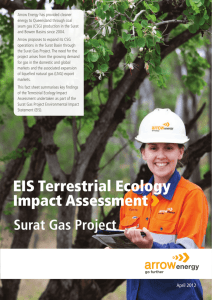 EIS Terrestrial Ecology Impact Assessment