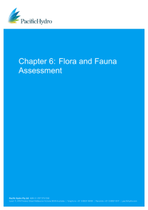 Chapter 6: Flora and Fauna Assessment