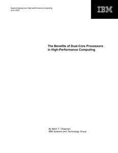 The Benefits of Dual-Core Processors in High-Performance