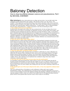 Baloney Detection Kit