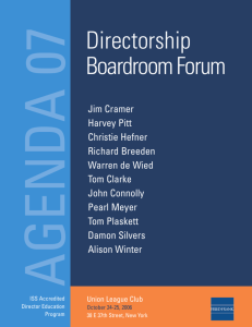 Directorship Boardroom Forum