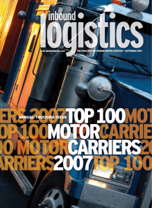 September 2007 - Inbound Logistics