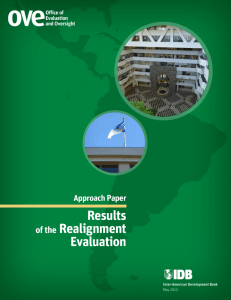 Approach paper Evaluation of the Results of the