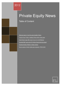 Private Equity News