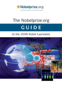 The Nobelprize.org Guide to the 2008 Nobel Laureates