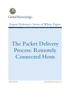 The Packet Delivery Process: Remotely Connected Hosts