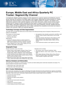 Europe, Middle East and Africa Quarterly PC Tracker: Segment By