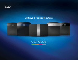 Linksys E-Series Routers User Guide