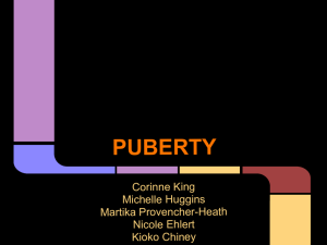 puberty - Corinne King