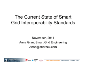 The Current State of Smart Grid Interoperability Standards