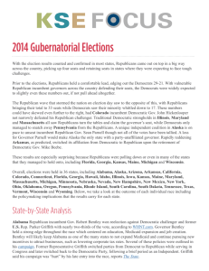 2014Gubernatorial Elections