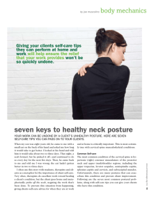 seven keys to healthy neck posture