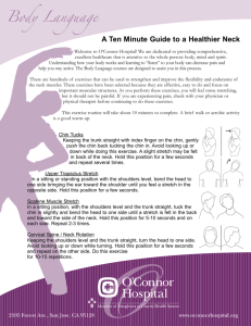 A Ten Minute Guide to a Healthier Neck