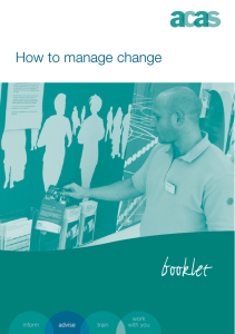 How To Manage Change Text - University of Southampton